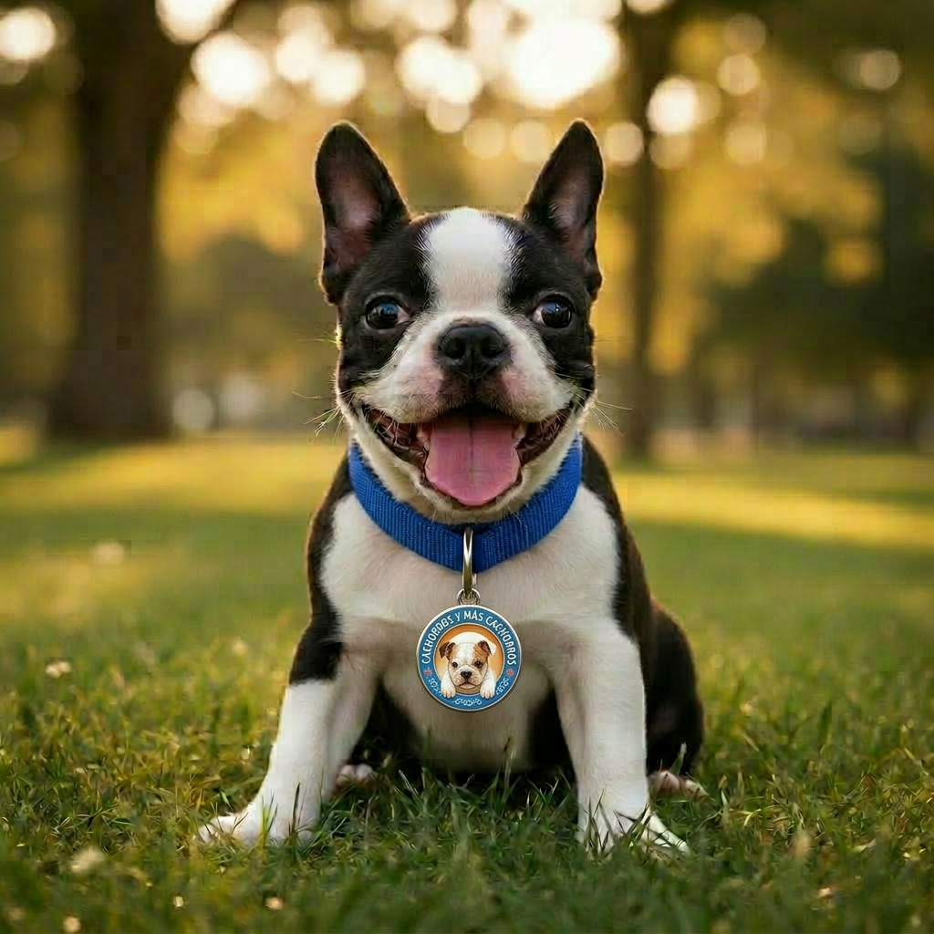 Cachorro Boston Terrier disponible en México
