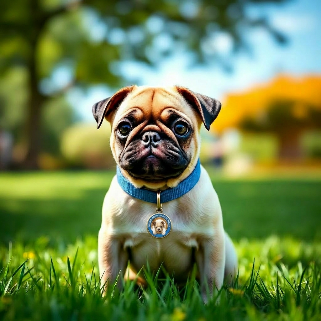 Cachorro Pug disponible en México