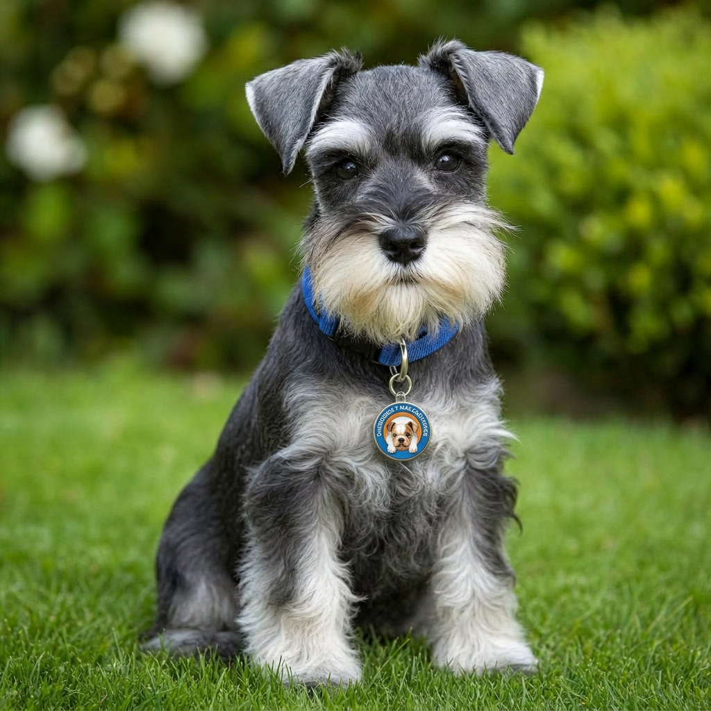 Cachorro Schnauzer Miniatura disponible en México